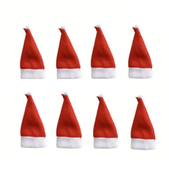 Santa Hat Silverware Cutlery Utensil Holders - Picture 4 of 4
